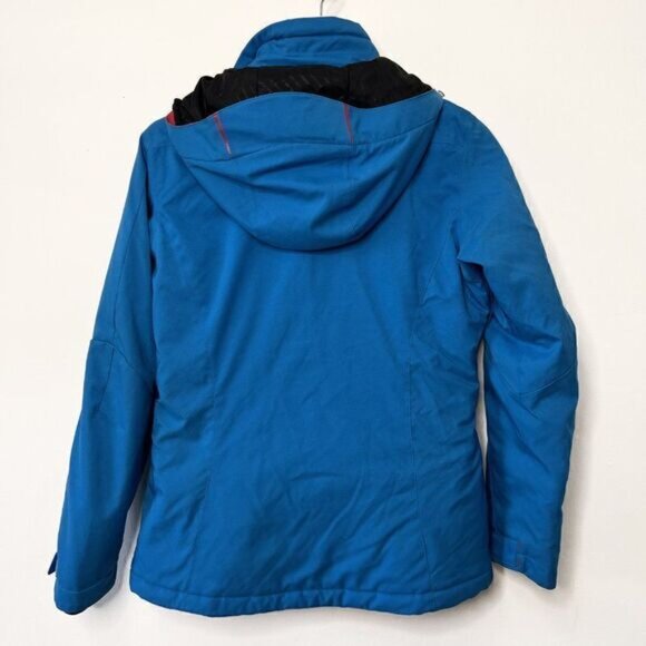 Salomon Blue AdvancedSkin Dry 10K Hooded Snowboard Jacket - Picture 2 of 5
